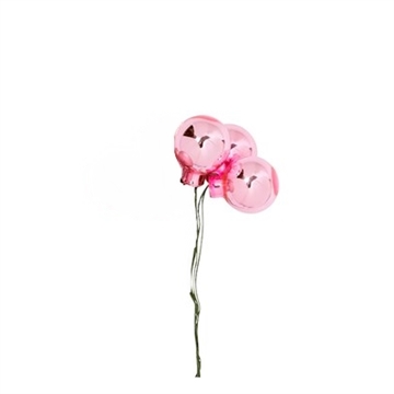 Glaskugle malva blank 25 mm